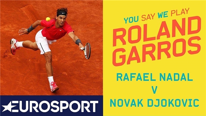 Live broadcast of 3 tennis tournaments in June from Eurosport network